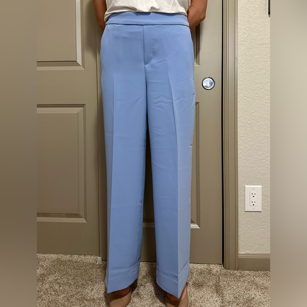 Banana Republic Factory Light Blue Wide Leg Pants
